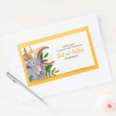 Celebration Custons and Traditions (Eid al-Adha) 長方形シール (封筒)