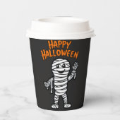 Célébration d’Halloween - Momie enfantine 紙コップ (裏面)
