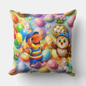 Celebration kids bedroom throw cushion クッション (正面)
