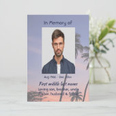 Celebration Life Service Tropical Beach Paradise 招待状 (スタンド正面)