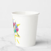 Celebration Monogram Letter J with Balloons 紙コップ (左)