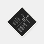 Celebration Of Life Bible Verse Funeral スタンダードカクテルナプキン (角)