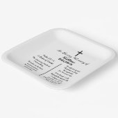 Celebration Of Life Bible Verse Funeral ペーパープレート (傾斜あり)