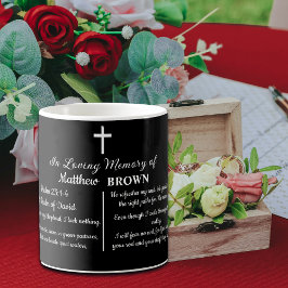 Celebration Of Life Bible Verse Funeral Keepsake コーヒーマグカップ