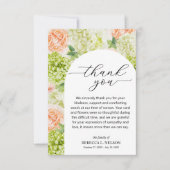 Celebration of Life Funeral Floral サンキューカード (正面)