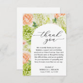 Celebration of Life Funeral Floral サンキューカード (正面/裏面)