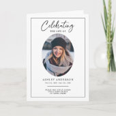 Celebration of Life Funeral Memorial Service プログラム (正面)