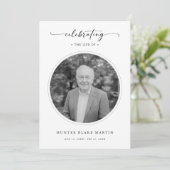 Celebration of Life Funeral Memorial Service Photo プログラム (スタンド正面)