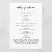 Celebration of Life Funeral Photo Memorial プログラム (裏面)