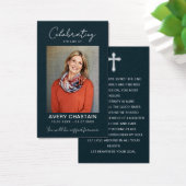 Celebration Of Life Funeral Photo Prayer Cards (デスク)