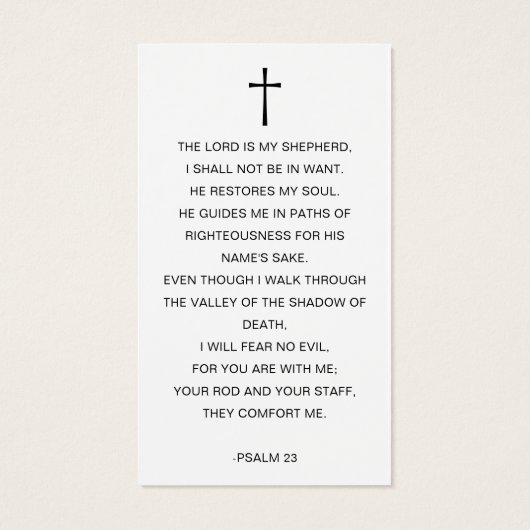 Celebration Of Life Funeral Photo Prayer Cards (裏面)