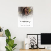 Celebration of Life Funeral Welcome Sign Poster ポスター (ホームオフィス)