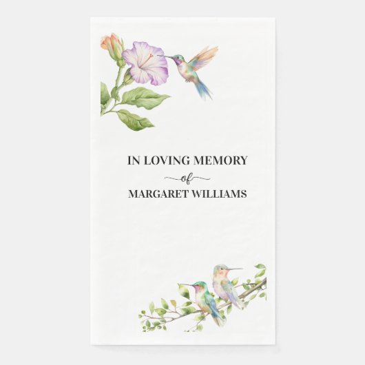 Celebration Of Life Hummingbirds Floral (正面)