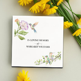 Celebration Of Life Hummingbirds Floral スタンダードカクテルナプキン