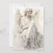 Celebration of Life Invitation Angel Memorial  招待状 (裏面)