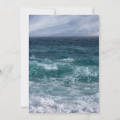 Celebration of Life Invite Ocean Sea Beach 招待状 (裏面)