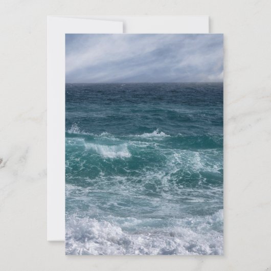 Celebration of Life Invite Ocean Sea Beach 招待状 (裏面)