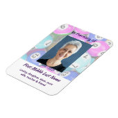 Celebration of Life Keepsake invite Bingo Game  マグネット (左側)