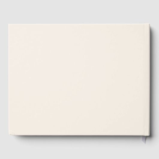 Celebration of Life Memorial–Elegant Minimal Beige ゲストブック (裏面)