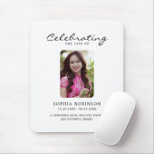 Celebration Of Life Modern Memorial Keepsake マウスパッド (マウス)