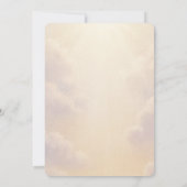 Celebration of Life - Peaceful Clouds 招待状 (裏面)