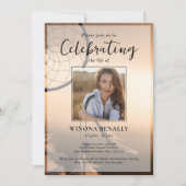 Celebration of Life Photo, Dream Catcher, Funeral 招待状 (正面)