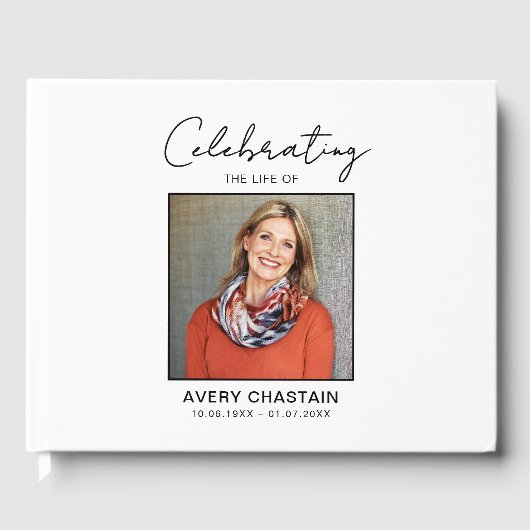 Celebration Of Life Photo Funeral Memorial   ゲストブック (正面)