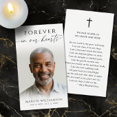 Celebration of Life Photo Funeral Prayer Card