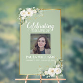 Celebration of Life Photo Funeral Welcome  アクリルサイン (ニュートラル)