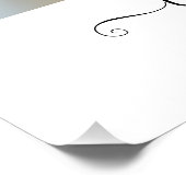 Celebration of Life Photo Funeral Welcome  ポスター (コーナー)