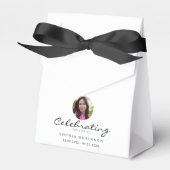 Celebration of Life Photo Memorial Keepsake フェイバーボックス (正面サイド)