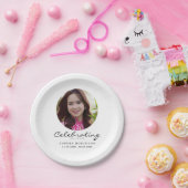 Celebration of Life Photo Memorial Keepsake ペーパープレート (パーティー)