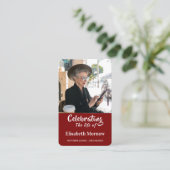 Celebration of Life Photo Memorial Prayer Card 名刺 (スタンド正面)