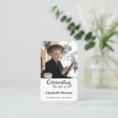 Celebration of Life Photo Memorial Prayer Card 名刺 (スタンド正面)