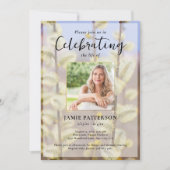 Celebration of Life Photo, Pussy Willows Funeral 招待状 (正面)