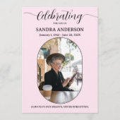 Celebration of Life Programs – Forever In Our Hear プログラム (正面)