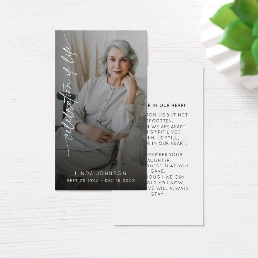 Celebration of Life Remembrance Photo Funeral  (デスク)