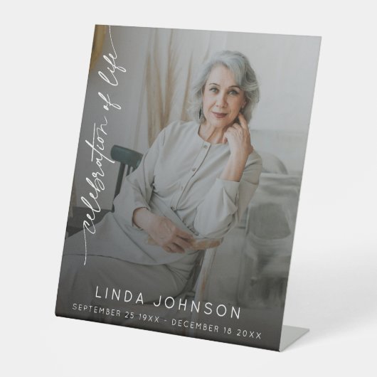 Celebration of Life Remembrance Photo Funeral  台座サイン (正面)