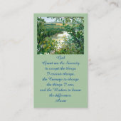 Celebration of Life Scenic Overlook Memorial Card 名刺 (正面)