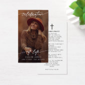 Celebration of Life Script Funeral Photo Prayer (デスク)