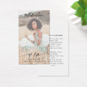 Celebration of Life Script Memorial Funeral White  (デスク)