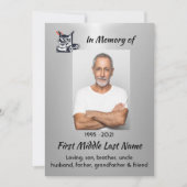 Celebration of Life Semi-Truck Tractor-trailer  招待状 (正面)