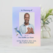 Celebration of Life Service Bluejay 招待状 (スタンド正面)