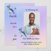 Celebration of Life Service Bluejay  招待状 (正面/裏面)