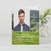 Celebration of Life Service Cattle Farm Landscape 招待状 (スタンド正面)