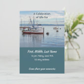 Celebration of Life Service  Commercial Fisherman 招待状 (スタンド正面)