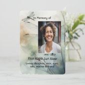 Celebration of Life Service Custom Dragonfly 招待状 (スタンド正面)