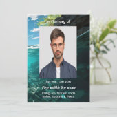 Celebration of Life Service Deep Sea Diving Diver 招待状 (スタンド正面)