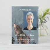 Celebration of Life Service Howling Wolf Art 招待状 (スタンド正面)