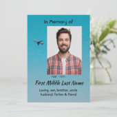 Celebration of Life Service Pilot Airplane Flying 招待状 (スタンド正面)